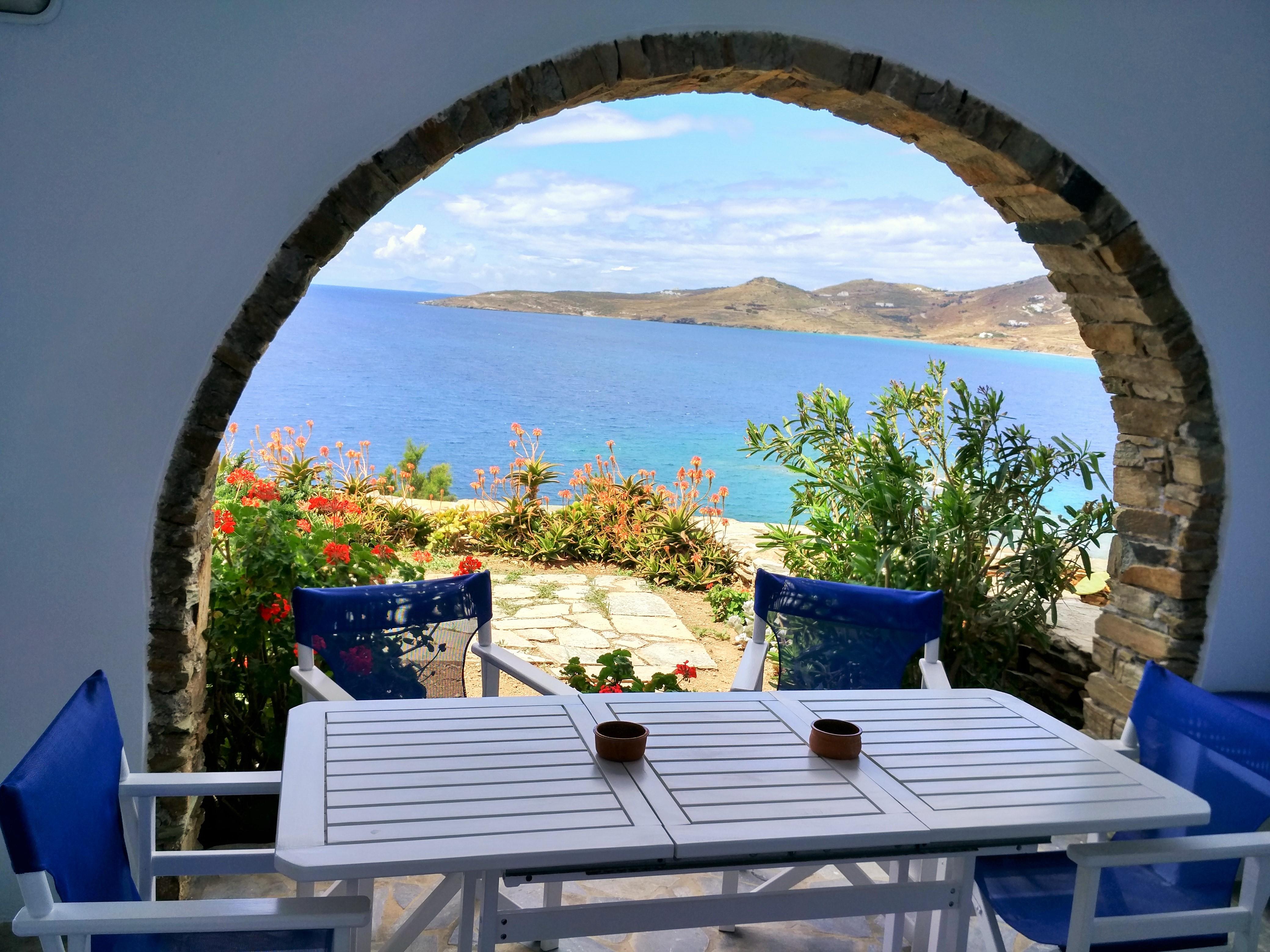 Stavros Bay Villa Tínos Exteriör bild
