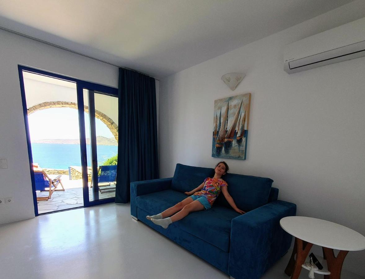 Stavros Bay Villa Tínos Exteriör bild