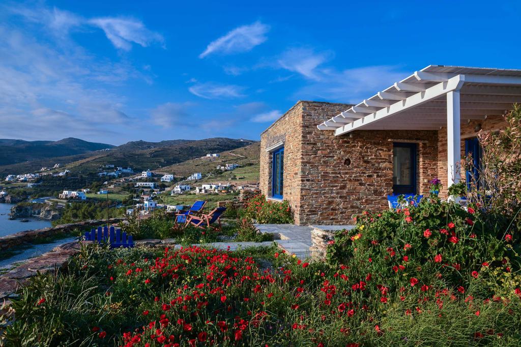 Stavros Bay Villa Tínos Exteriör bild